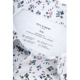 OLYMP - Luxor Overhemd 24/Seven - Wit - Katoen en Stretch