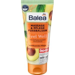 Balea Voetcrème, massage- en voetverzorgingsbalsem Feel Well - 100 ml