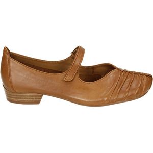 Everybody 30508 - Platte sandalenDames Sandalen - Kleur: Cognac - Maat: 36.5