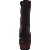 Everybody - Enkellaarsjes - Donkerbruin - Leer - Blokhak