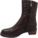 Everybody - Enkellaarsjes - Donkerbruin - Leer - Blokhak