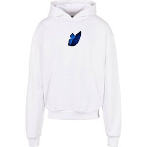 Mister Tee - Le Papillon Heavy Oversize Hoodie/trui - Wit