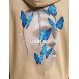 Mister Tee - Le Papillon Heavy - Hoody - Effen Beige - Oversized