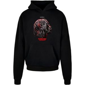 Mister Tee Flying High Heavy Oversize hoodie voor heren, zwart, 5XL, zwart.