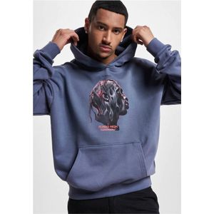 Mister Tee - Flying High Heavy Oversize Hoodie trui - Blauw