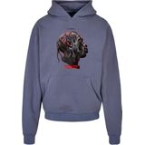 Mister Tee - Flying High Heavy Oversize Hoodie trui - Blauw