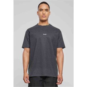 Merchcode - Love Heavy Oversized Heren T-shirt - Grijs