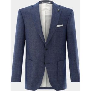 Carl Gross - 31.354S0 - Colbert - Blauw - 45% Polyester, 33% Wol, 12% Viscose, 8% Linnen, 2% Elastaan