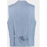 Club of Gents - CG Paddy - Gilet - Blauw - Mix & Match - Linnen/lyocell