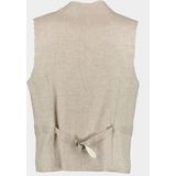 Club of Gents - CG Paddy - Gilet - Beige - Mix van Linnen, Lyocell, Polyamide en Elastaan