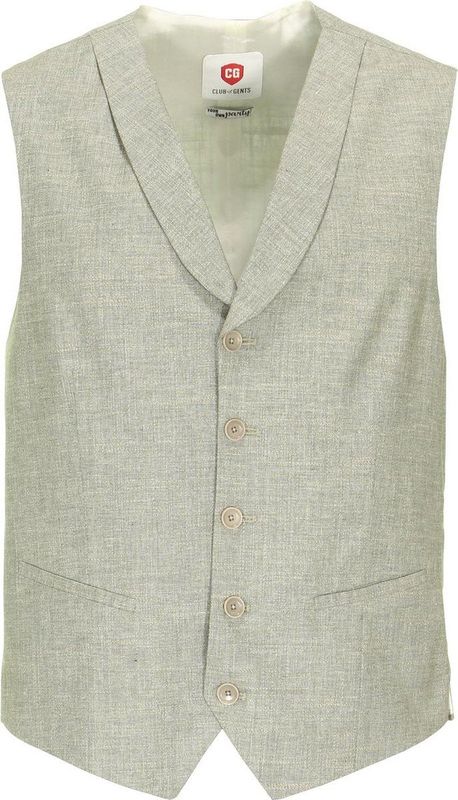 Club of Gents Gilet Groen Mix & Match CG Paddy-N