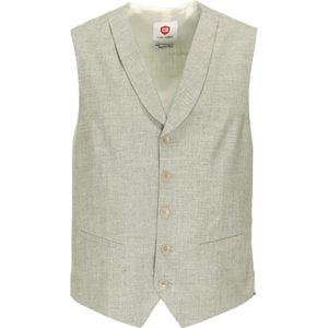 COOFANDY Heren western vest heren pak vest V-hals mouwloos vesten slim