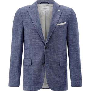 Carl Gross - 20.080J1 - Colbert - Blauw - 67% Polyester, 25% Katoen, 8% Polyamide