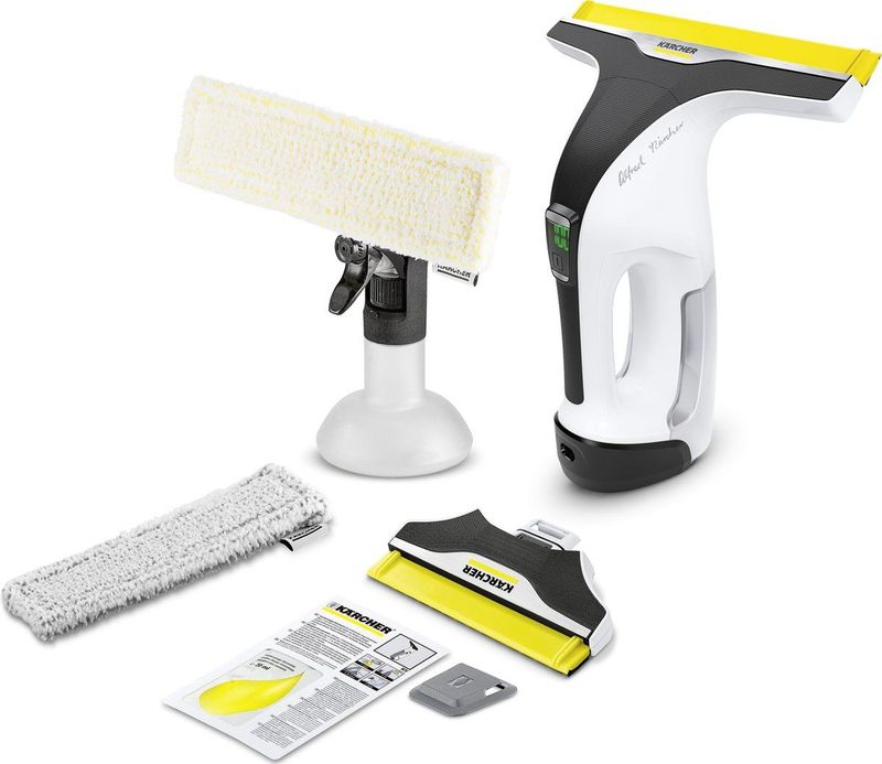 Kärcher - WV 7 Signature Line - Ruitenreiniger - Siliconen Zuigstrip - Incl. Sproeiflacon en Microvezeldoek