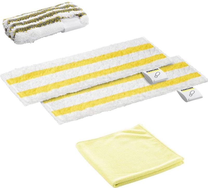 Kärcher - Startset - Doeken voor Stoomreinigen - 2 Vloerreinigingsdoeken - Machinewasbaar