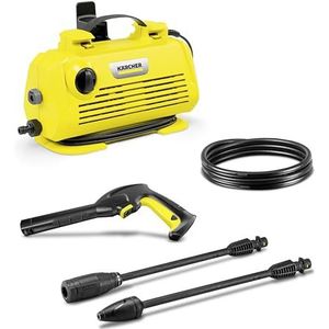 Kärcher Hochdruckreiniger K 2 Premium Horizontal VPS, Druck: max. 110 bar, Fördermenge: 360 l/h, Fläche: 20 m²/h, Gewicht: 3,5 kg, Hochdruckschlauch/-Pistole, Dreckfräser, Vario Power Jet-Strahlrohr