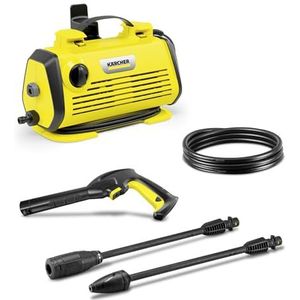Kärcher hogedrukreiniger K 3 Horizontaal Plus, druk: max. 120 bar, opbrengst: 380 l/u, oppervlakteprestatie: 25 m²/u, gewicht: 4,8 kg, hogedrukslang en pistool, vuilfrees, straallans