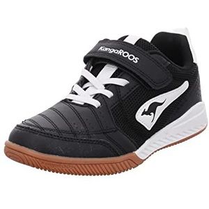 KangaROOS Uniseks K5-Flow Ev sneakers voor kinderen, Jet Black White, 27 EU