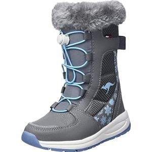 KangaROOS K-pe Gastin RTX Laarzen voor kinderen, uniseks, Steel Grey Blue Sky, 28 EU