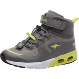 KangaROOS - KX-Hydro High-Top Unisex Sneaker - Grijs/Limoen - Waterdicht
