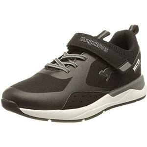KangaROOS Unisex KD-Dips EV sneakers, Jet Black/Steel Grey, 38 EU