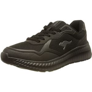 KangaROOS Uniseks Km-lama sneakers, Jet Black Mono, 40 EU