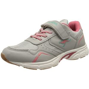 KangaROOS K-NI Lucky Ev Indoor-gymschoen voor kinderen, uniseks, Vapor Grey Dusty Rose, 29 EU