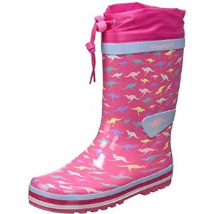 KangaROOS Dames K-Rain rubberlaarzen, Fandango pink/Kangaroo, 35 EU