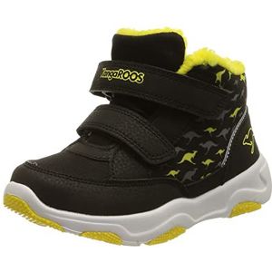 KangaROOS Uniseks Ks-Goku V laarzen voor kinderen, Jet Black Lemon Chrome, 29 EU