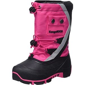 KangaROOS Kanga-Bean III, meisjeslaarzen, Daisy Pink Jet Black, 38 EU, Daisy Pink Jet Black