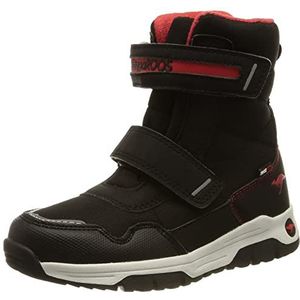 KangaROOS K-mj Sharp V RTX Trekking- en wandelschoenen voor kinderen, uniseks, Jet Black Fiery Red, 26 EU