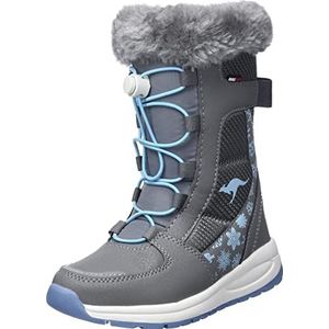 KangaROOS K-pe Gastin RTX laarzen voor kinderen, uniseks, Steel Grey Blue Sky, 31 EU
