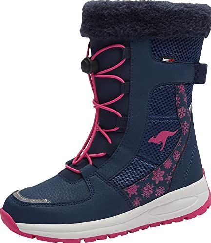 KangaROOS - K-pe Gastin RTX - Winterlaarzen - Dk Navy Daisy Pink