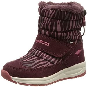 KangaROOS K-pe Marty RTX laarzen voor kinderen, Dk Berry Zebra, 34 EU
