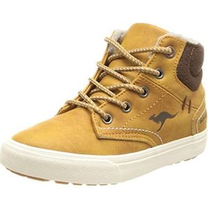 KangaROOS Kavu X Sneakers voor kinderen, uniseks, Tan Coffee, 28 EU