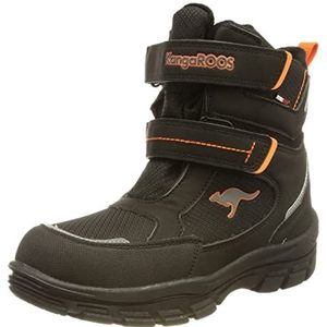 KangaROOS Unisex K-Leno Kibo RTX laarzen voor kinderen, Jet Black Flame, 35 EU