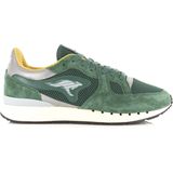 Kangaroos Coil r1 tech | evergreen/mustard lage sneakers heren