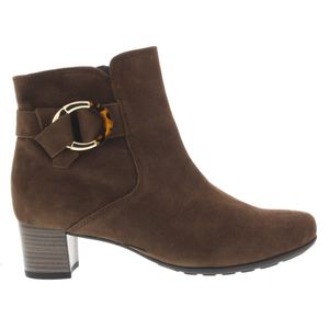 Gabor Enkellaarsjes cognac Suede - Dames - Maat 37.5