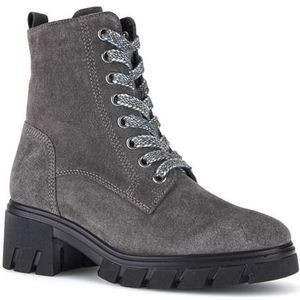 Gabor - 32.765 Enkellaarzen - Suede - Halfhoog - Uitneembaar Voetbed
