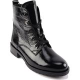 Gabor Veterboots zwart Lak leer