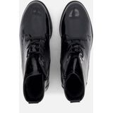 Gabor Veterboots zwart Lak leer