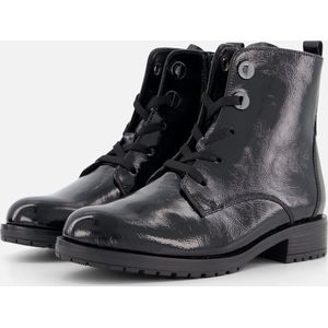 Gabor Veterboots zwart Lak leer