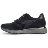 Gabor Sneaker 448 Zwart Suede Leer Combi