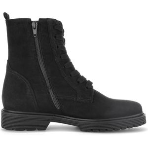 Gabor - Dames Veterschoenen - Zwart - Comfortabele Veterboots