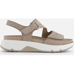 Gabor Sandalen beige Nubuck - Dames - Maat 38.5