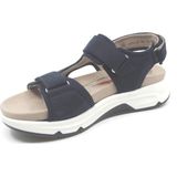 Solidus -Dames - blauw donker - sandalen - maat 40.5