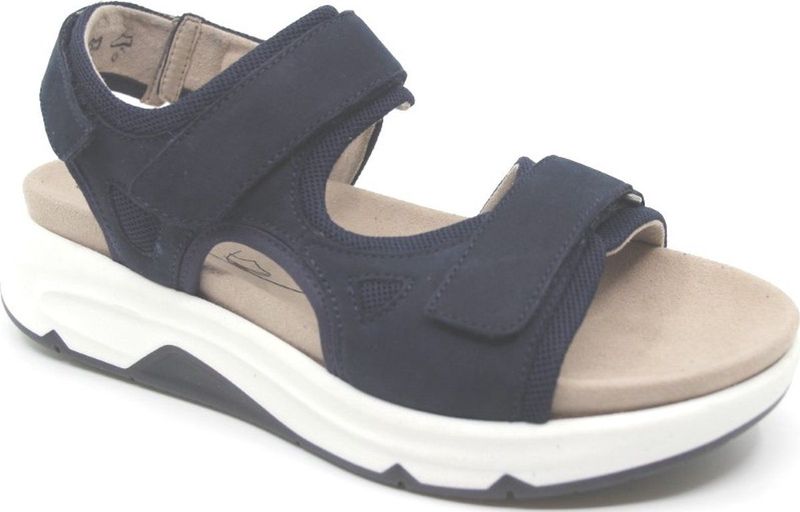 Solidus -Dames - blauw donker - sandalen - maat 40.5