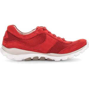 Gabor rollingsoft sensitive 46.966.68 - dames rollende wandelsneaker - rood - maat 36 (EU) 3.5 (UK)