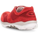 Gabor rollingsoft sensitive 966 68 - dames rollende wandelsneaker - rood