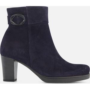 Gabor Enkellaarsjes blauw Suede - Dames - Maat 43.5